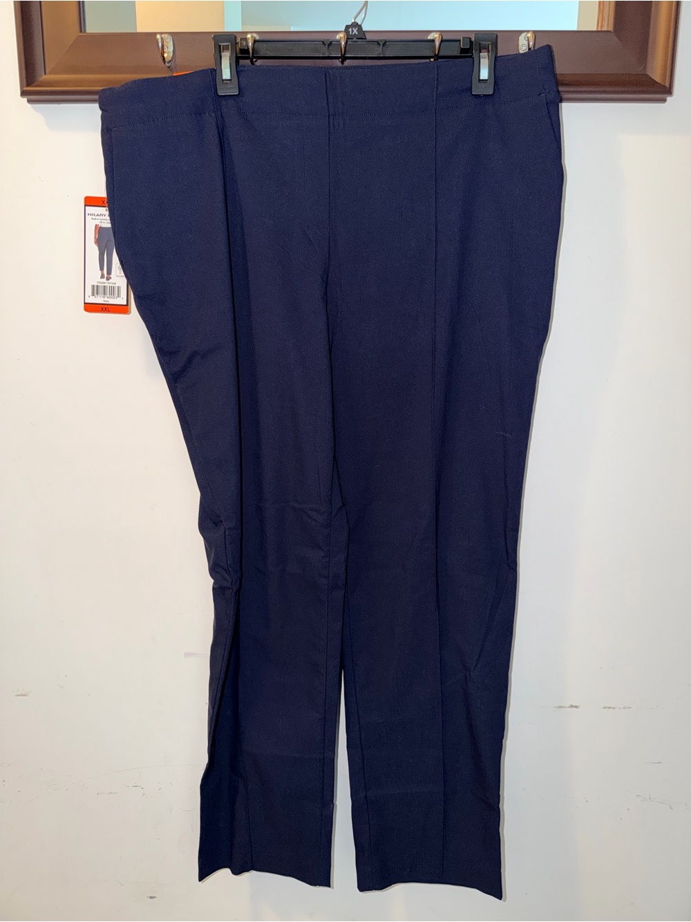 NWT Ladies Hilary Radley Navy Dress Pants - Classic Straight Fit
